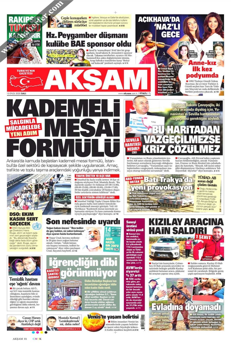 Günün Gazete Başlıkları