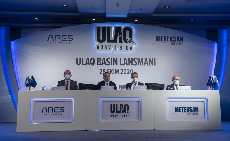  Türkiye'nin ilk silahlı insansız deniz aracı tanıtıldı
