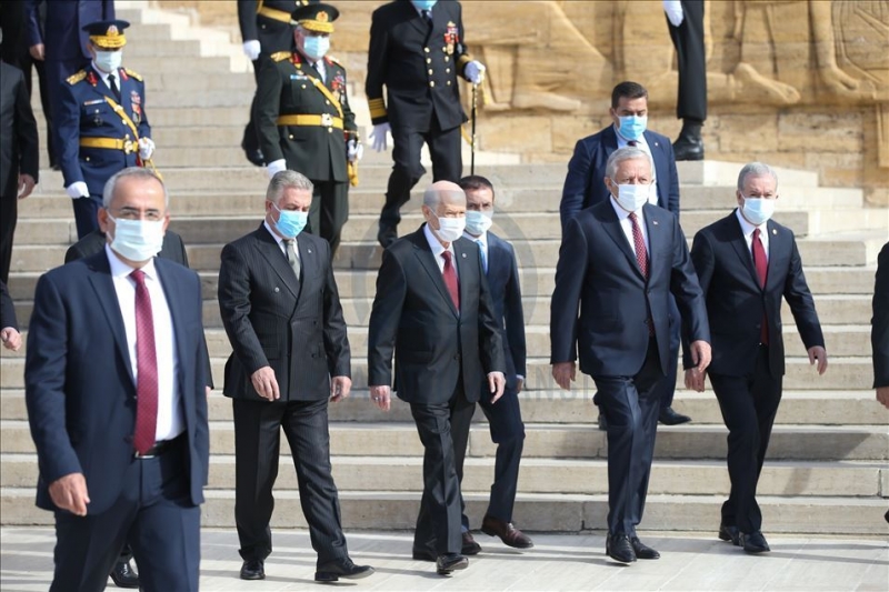 29 Ekim Anıtkabir Ziyareti