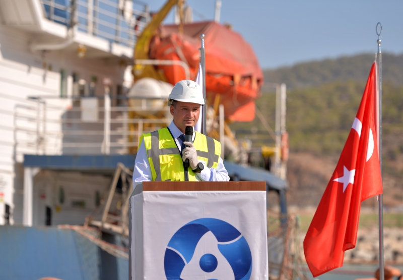  Akkuyu NGS'nin ilk reaktörünün basınç kabı sahaya ulaştı