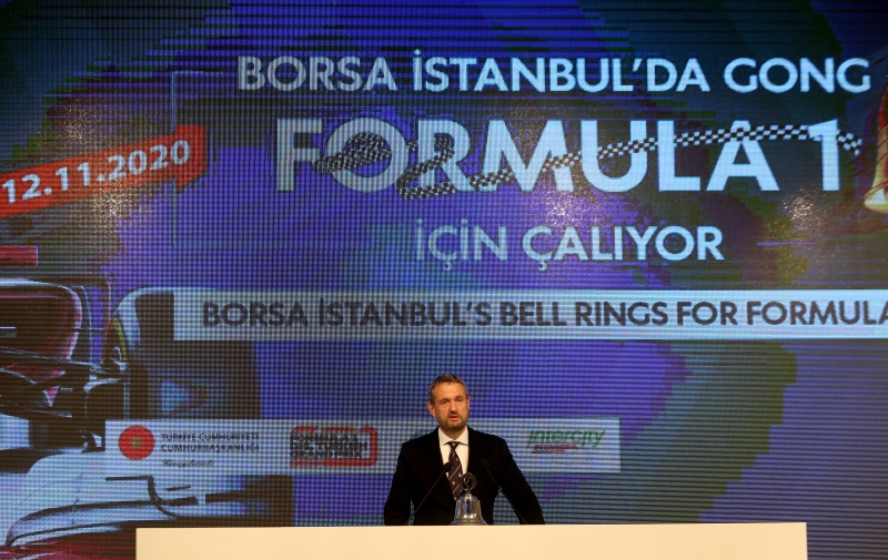  Borsa İstanbul'da gong Formula 1 için çaldı