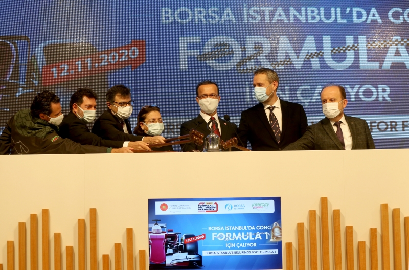  Borsa İstanbul'da gong Formula 1 için çaldı