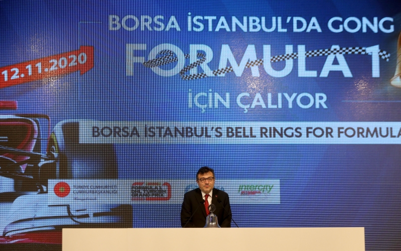  Borsa İstanbul'da gong Formula 1 için çaldı