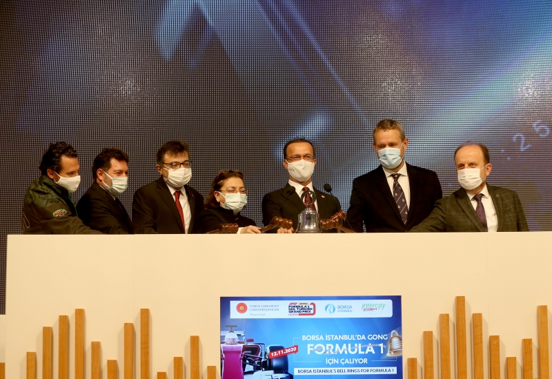  Borsa İstanbul'da gong Formula 1 için çaldı
