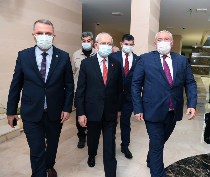 CHP Genel Başkanı Kılıçdaroğlu ATSO'yu ziyaret etti