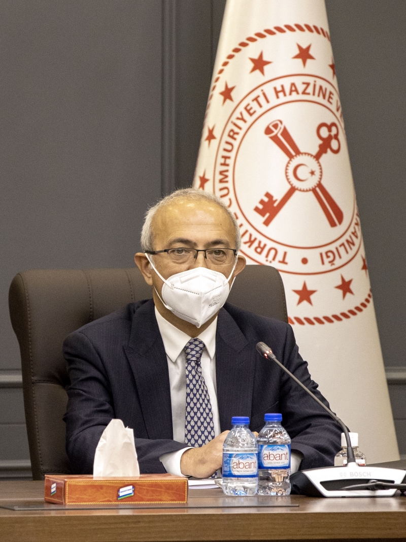  Hazine ve Maliye Bakanı Elvan ile Adalet Bakanı Gül, MÜSİAD yönetimiyle bir araya geldi