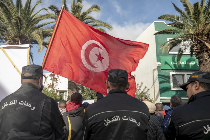 Tunus sokakları sosyoekonomik sorunlardan kaynaklı protestolarla 