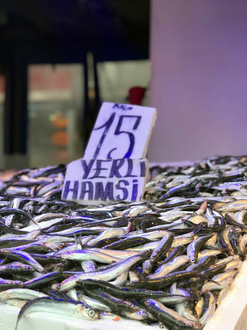 Doğu Karadeniz'de tezgahları süsleyen hamsi balıkçıların ve vatandaşın yüzünü güldürdü