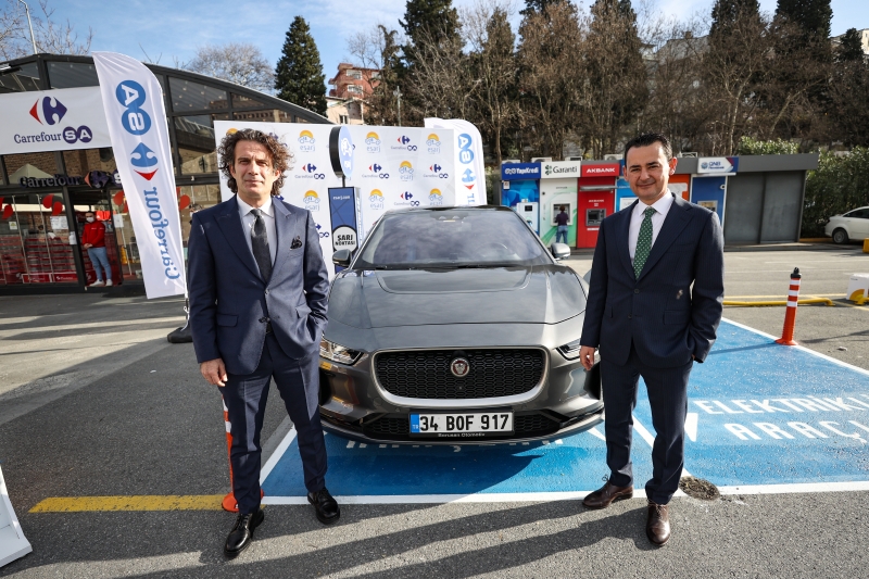  Eşarj ve CarrefourSA'dan elektrikli araç şarj istasyonu için iş birliği