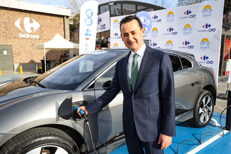  Eşarj ve CarrefourSA'dan elektrikli araç şarj istasyonu için iş birliği